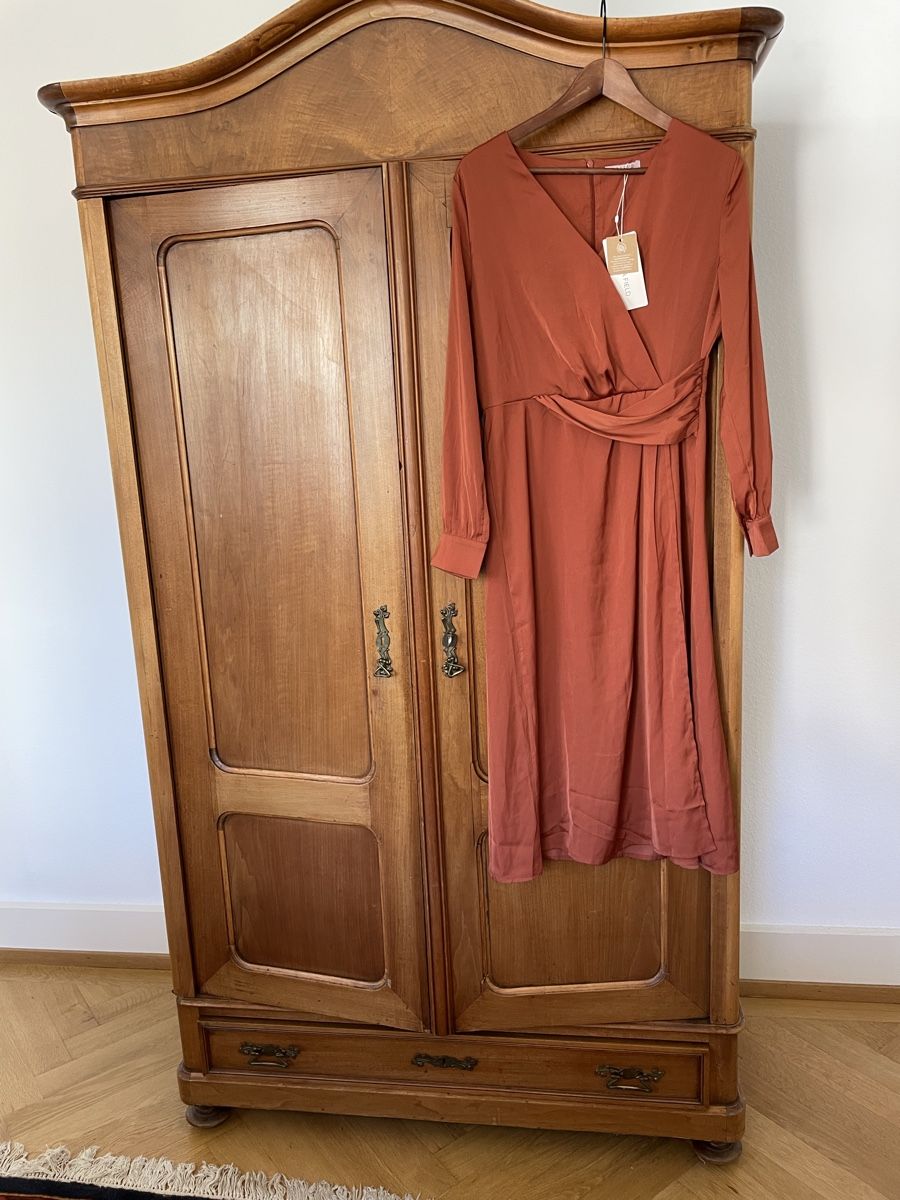 Anna Field Vestiti: Neues Kleid in Rostrot, Grösse M – Nuovo e nell'imballaggio originale da Zürich venduto da ElaLeonEla 3