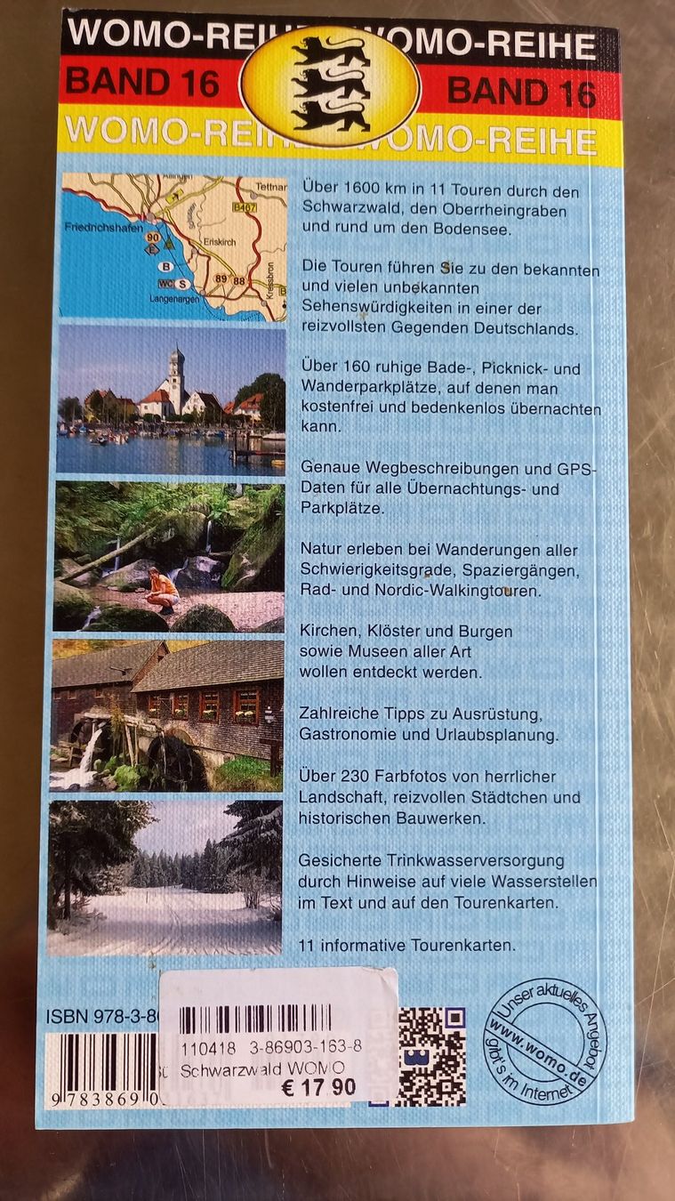 Bücher: Womo-Reiseführer Schwarzwald – Gebraucht aus Lausen von habrefre 1