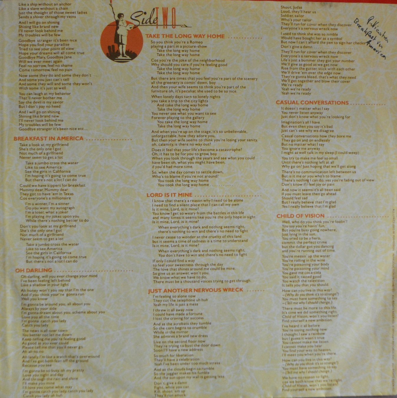 Dischi in vinile: Langspielplatte Supertramp (1979) – Usato da Obergösgen venduto da as5_622v 3