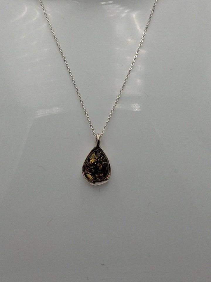 Anhänger: Bernstein Designer Anhänger 925 Silber Collier Kette – Neu und originalverpackt aus Heiligkreuzsteinach von schmucktime 4