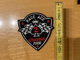 Race Ace Engine Four Patch Aufnäher Sticker 1020