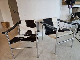 Original Le Corbusier Stühle LC1, sehr guter Zustand