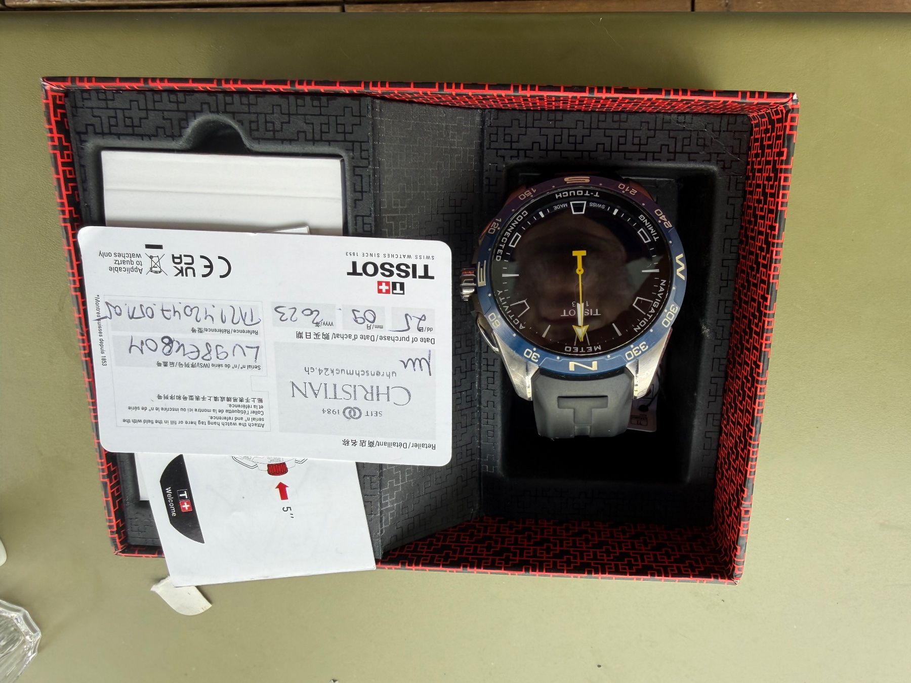 Tissot Orologi: Tissot T-Touch Connect Solar Jungfraubahn – Usato da Geroldswil venduto da Geni833