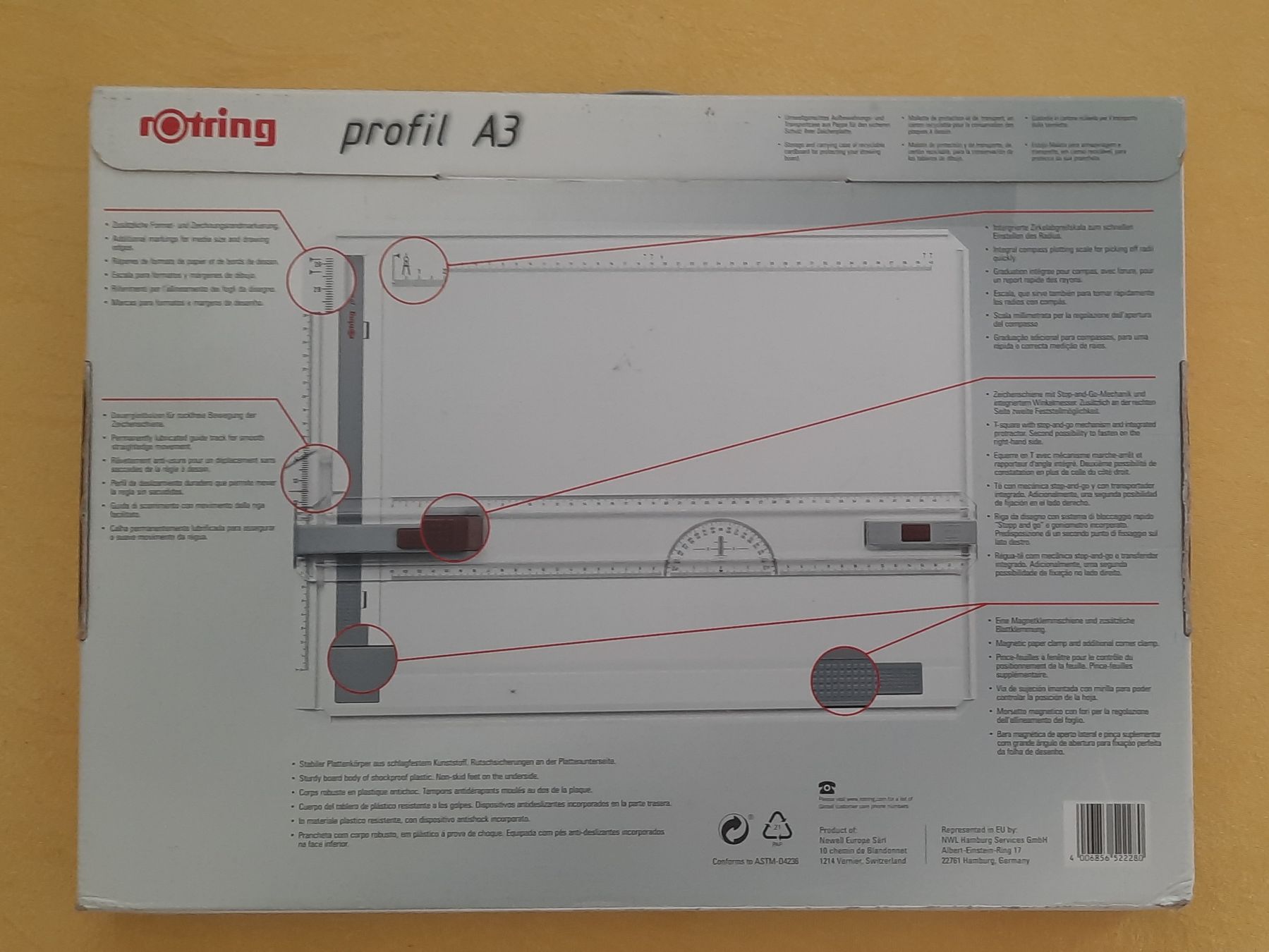 Sonstiges Schreiben & Zeichnen: Zeichenplatte ROTRING Grösse A3 im Karton Neuwertig – Neu (gemäss Beschreibung) aus Aarau von dlo_6vxn 1