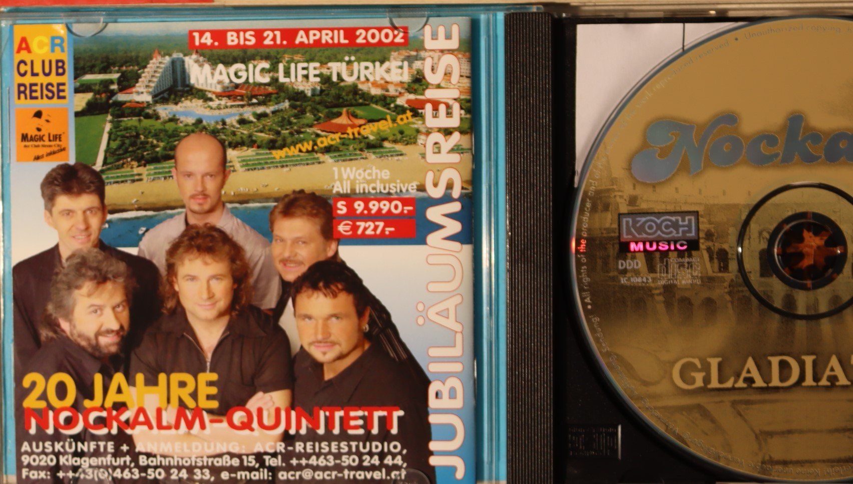 CD: Nockalm Quintett – Gladiator – Usato da Luzern venduto da CONTENTI 1