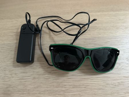 Sonnenbrille mit Lichteffekte