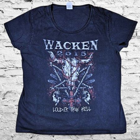🤘⚡ WACKEN 2015 – Damen-Shirt XL 🔥🤟