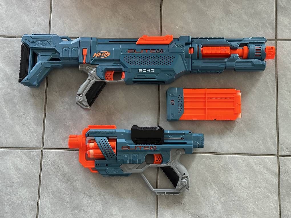 Giocattoli: Grosse NERF Sammlung - Mega Mastodon + Weste + viele Darts – Usato da Berg TG venduto da Riovida 2