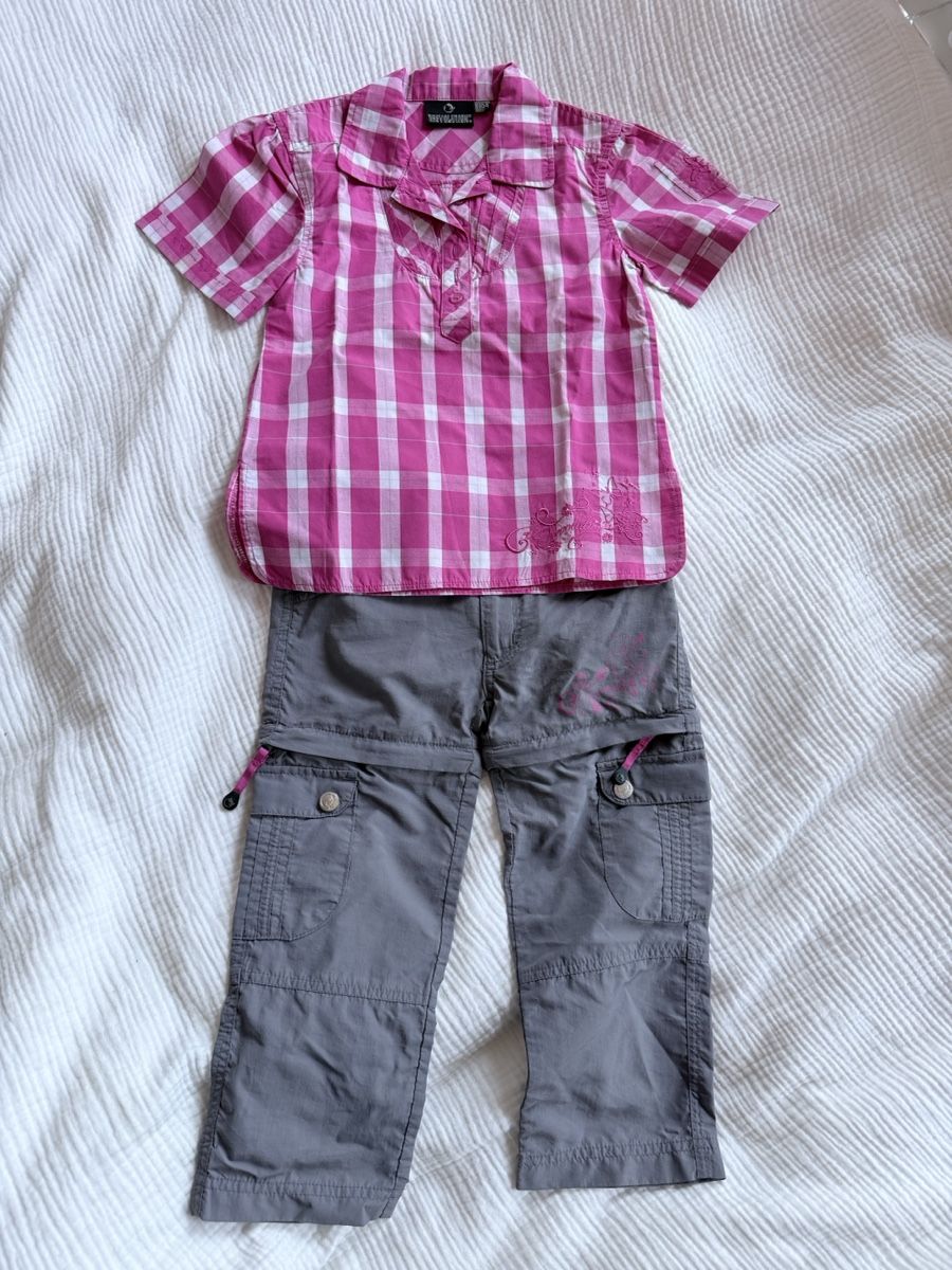 Ensembles coordonnés: Mädchen Hemd und kurze Hose Set - Grösse 128 – D'occasion à Baden par JellyMonster