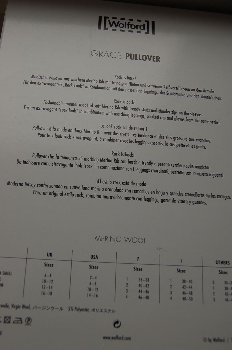Maglioni & Felpe: Original Wolford Pullover Neuwertig – Nuovo (secondo la descrizione) da Burgdorf venduto da Vida6 2