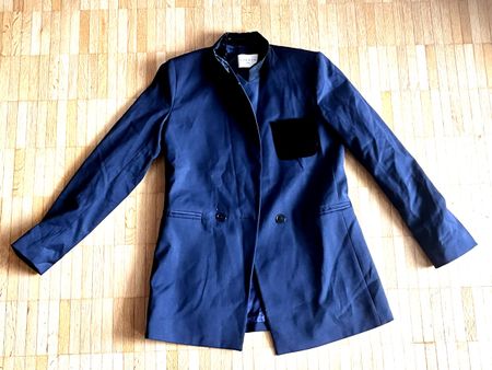 Sandro Paris Blazer dunkelblau Grösse 36 