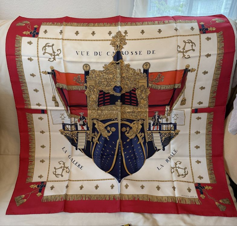 Unbekannt Seidentuch P08 Aus 100% Seide, Handgerollt, 90x90 Cm In Weiß