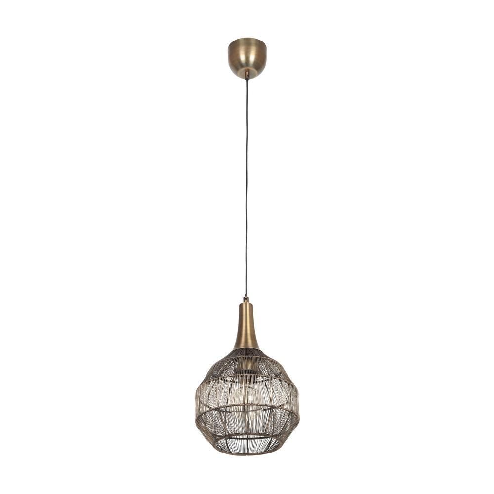 Lampadari & plafoniere: Pendelleuchte, Korb, Altmessing, 26 cm Ø – Nuovo (secondo la descrizione) da Kreuzlingen venduto da Smart-Light 7