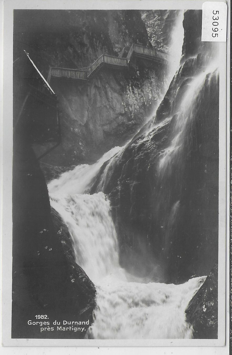 Cartoline postali: Gorges du Durnand pes Martigny – Usato da Ettingen venduto da Kartenplanet