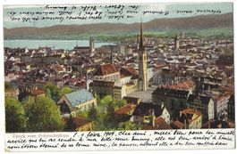 Zürich  vom  Polytechnikum
