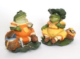 Herr und Frau Frosch beim picknick