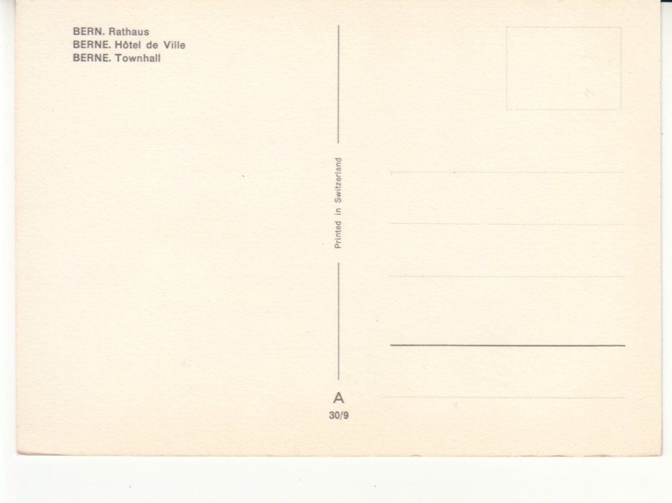 Ansichtskarten: Bern ca. 1970 – Gebraucht aus Bürglen TG von StampGraf 1