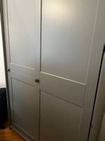 Kleiderschrank mit Scheibetüren 118x55x199