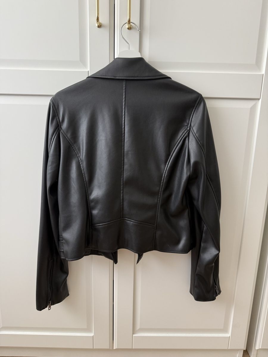 C&A Giacche: Damen Kunstlederjacke schwarz Gr.38 – Nuovo (secondo la descrizione) da Giswil venduto da Ody2 3