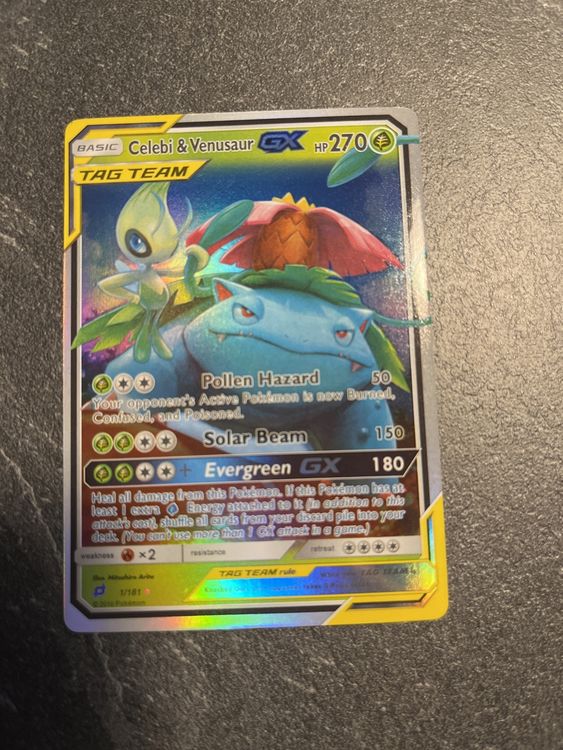 Pokémon BASIG TAG TEAM Celebi & Venusaur GX | Acheter sur Ricardo