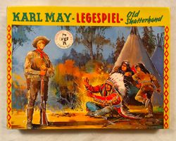 Karl May Legespiel Puzzle  Old Shatterhand / 60er Jahre