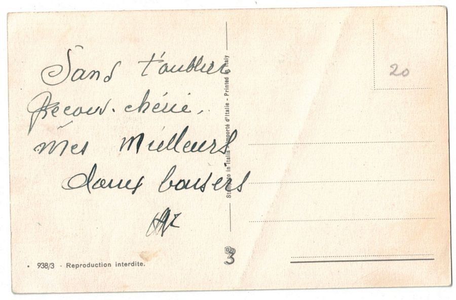 Cartoline postali: Romantik: Paar im Park – Usato da Frauenfeld venduto da POML 1
