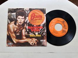DAVID BOWIE rare Diamond Dogs Kult Single Top 1974