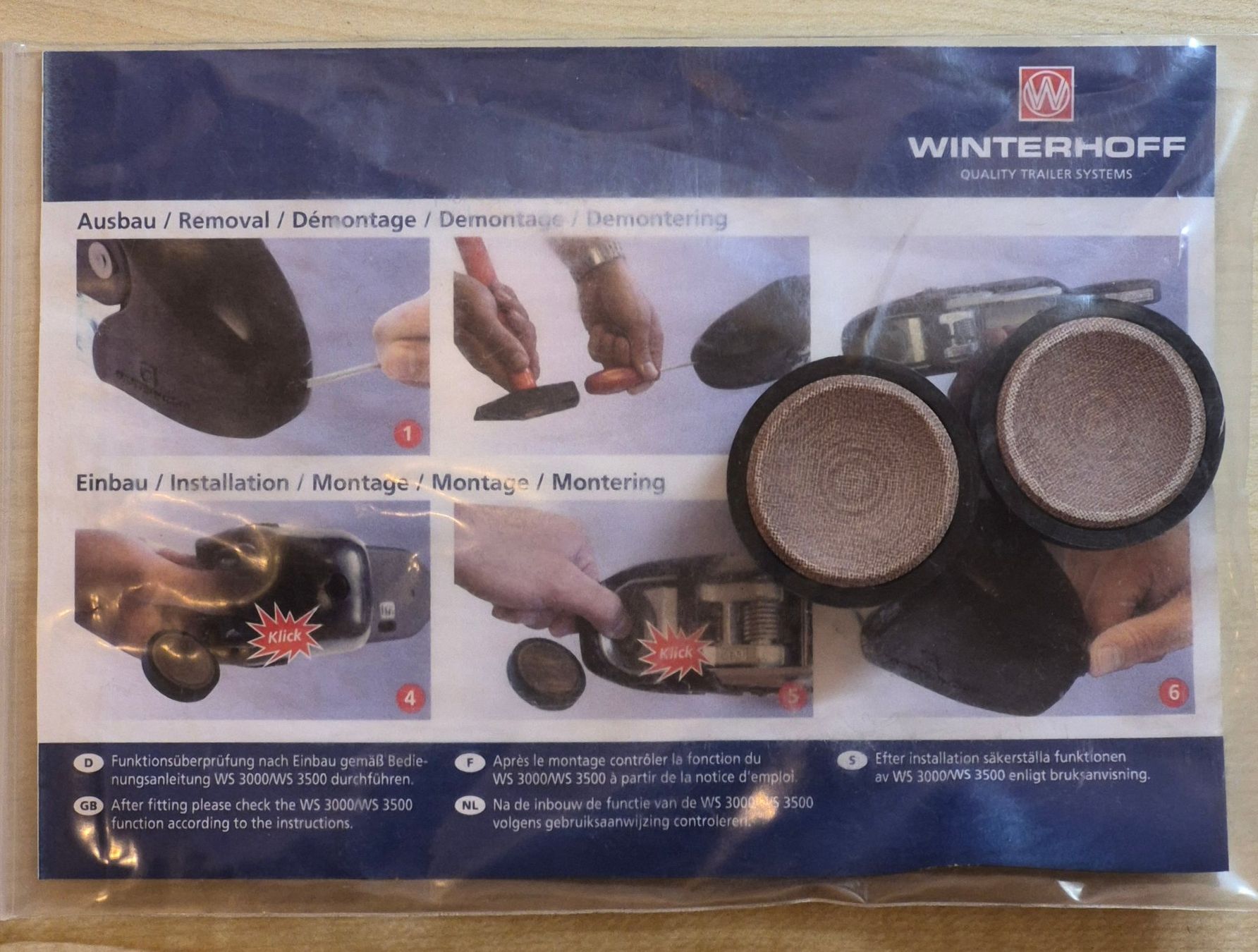 Anhängerersatzteile: Winterhoff Reibbeläge WS 3000 – Neu und originalverpackt aus Dietlikon von afh65 1