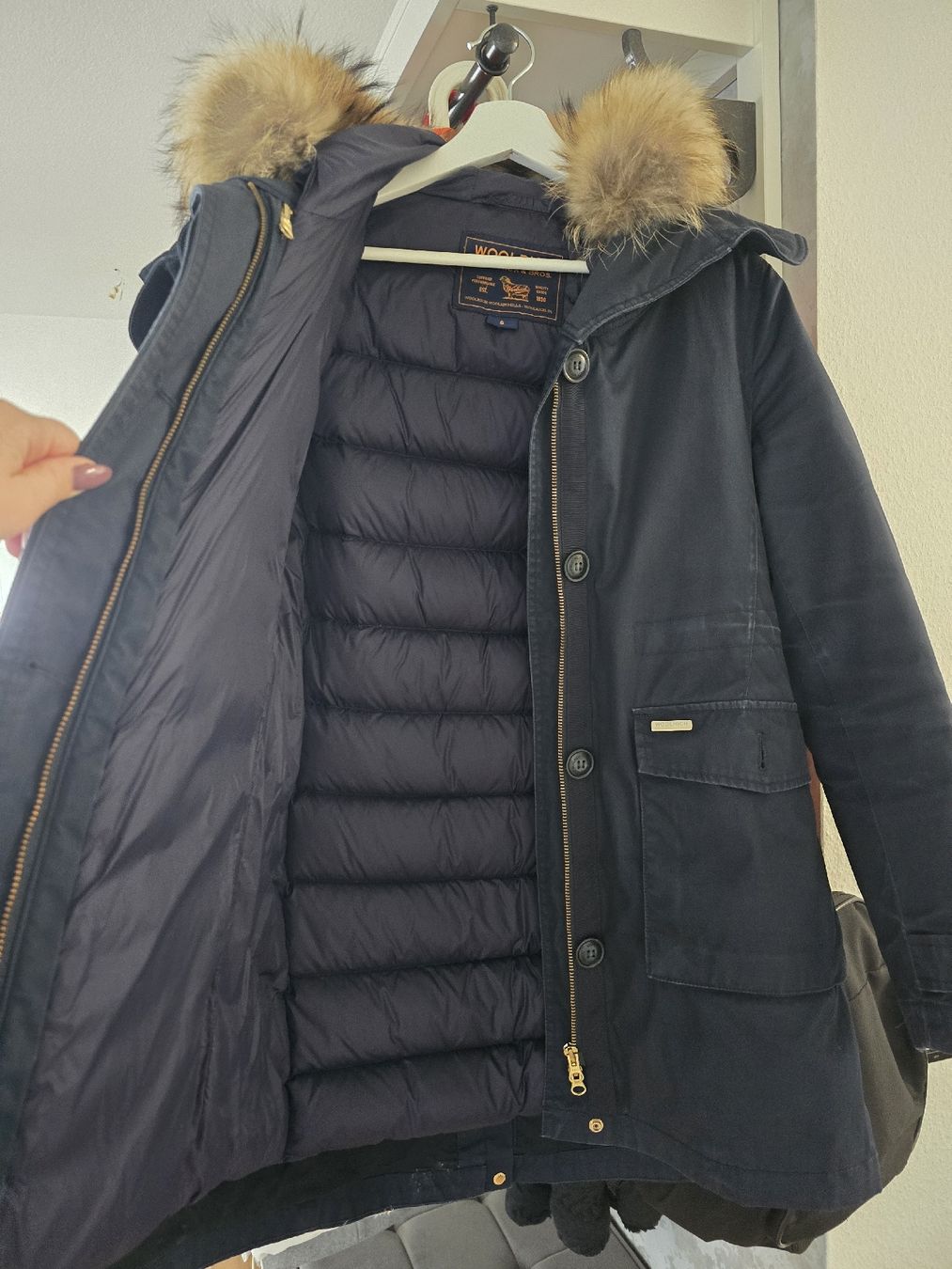 Woolrich Giacche: Original Woolrich Jacke dunkelblau – Usato da Uster venduto da TOPPRICEE 5