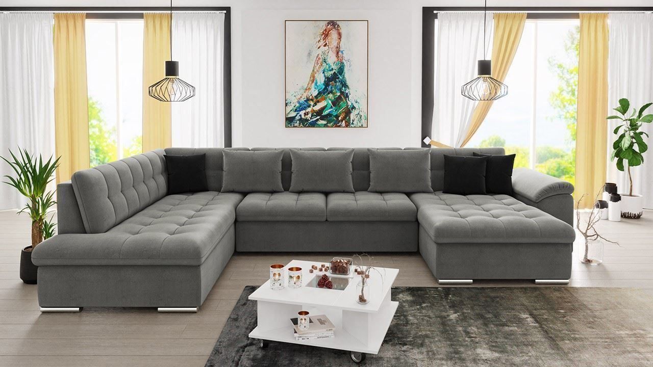 Divani: Wohnlandschaft Sofa Rechts mit Bettkasten + Schlaffunktion – Nuovo e nell'imballaggio originale da Wallenwil venduto da toesstal-vertrieb 4