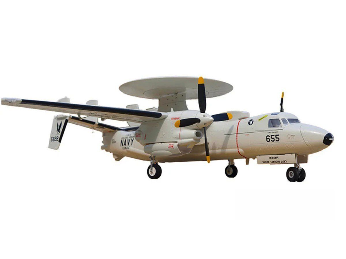 Modellismo RC: Grumman E-2 Hawkeye AEW, Spw 1500mm, PNP-Set - Dynam – Nuovo e nell'imballaggio originale da Entlebuch venduto da Hebu