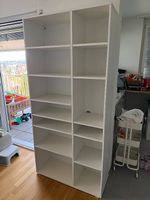 Grande étagère blanche 95 × 200 × 37 cm – 12 compartiments