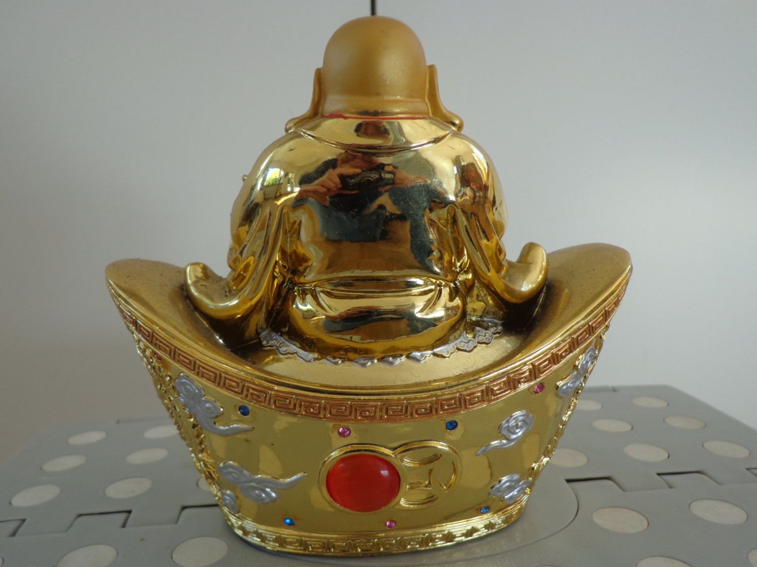 Statuette: Lachenden Goldiger Budhaa – Nuovo (secondo la descrizione) da Schönenwerd venduto da beibei01 1