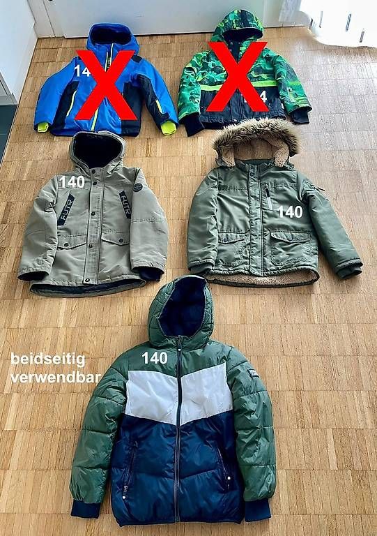 Giacche & Cappotti: verschiedene Winterjacke Grösse 140 – Usato da Zürich venduto da giovannisp