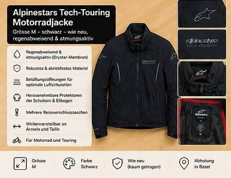 Alpinestars Tech-Touring Motorradjacke Gr. M
