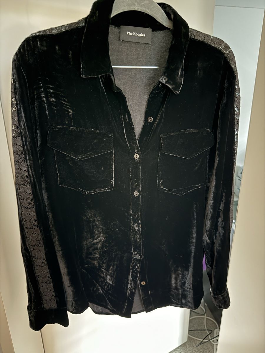 Kooples Camicette: The Kooples Hemd Samt Grösse M – Usato da Horgen venduto da kay_5xnb