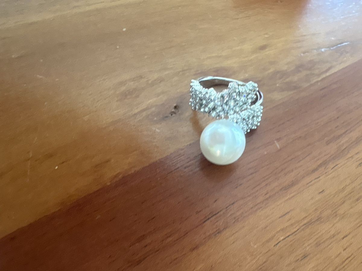 Ringe: Perlenring mit Strass – Neu (gemäss Beschreibung) aus Obbürgen von bugi6868 3