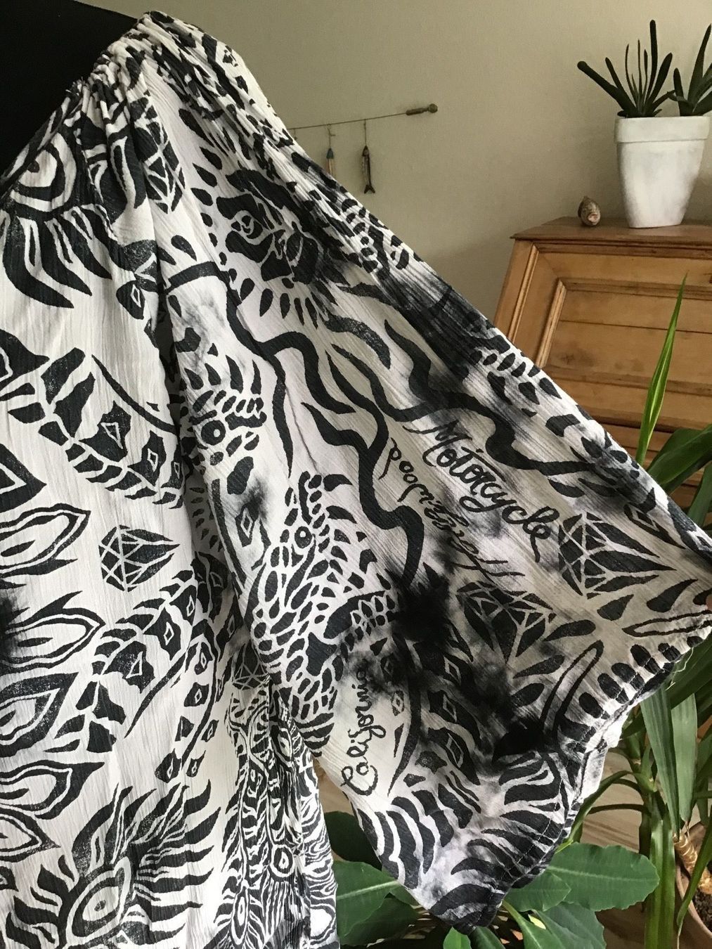Tuniche: Standkleid aus Baumwollcrepe Gr. S – Usato da Birsfelden venduto da rah_8bfj 2