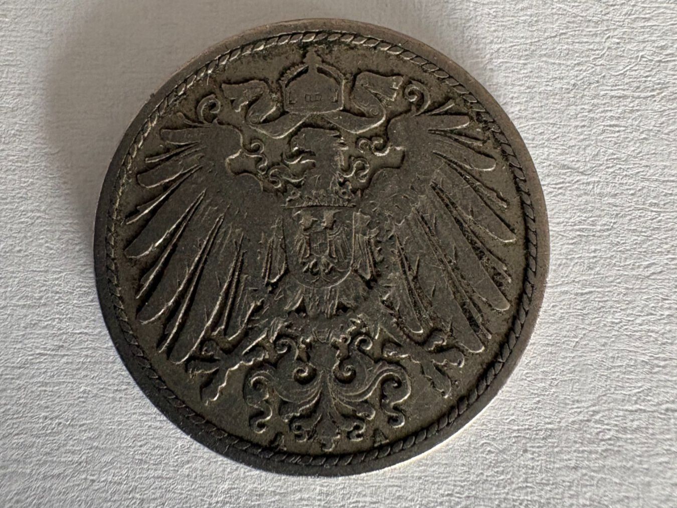 Tutti le monete: Antike 10 Pfennig , Deutsches Reich 1900 – Usato da Aesch LU venduto da Rovo 1