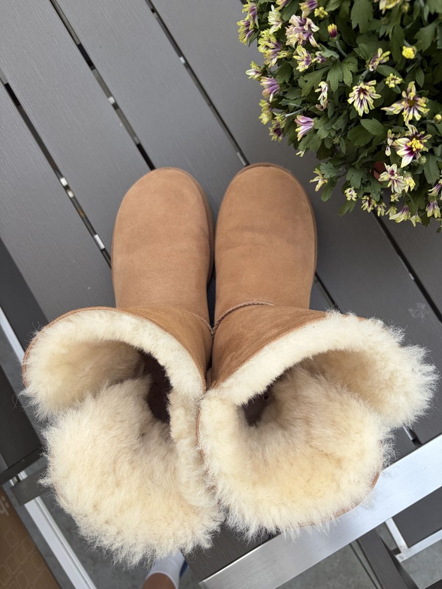 Scarpe da donna: UGG Bailey Button II Chestnut – Nuovo (secondo la descrizione) da Oberwil BL venduto da yar_8lpj 2