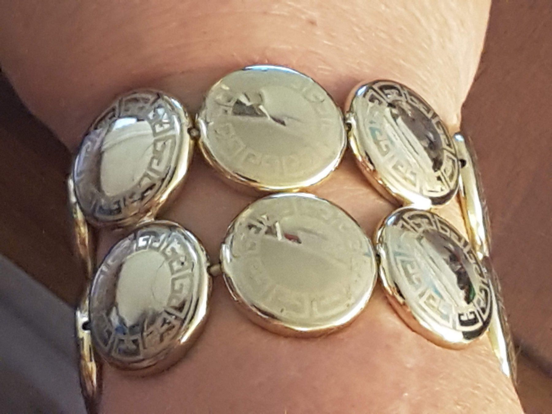 Bracciali & Braccialetti: Armband Ethno Mäander silberf. griechisch Schnäppchen reduz. – Usato da Ettingen venduto da Maranathatalitha 5