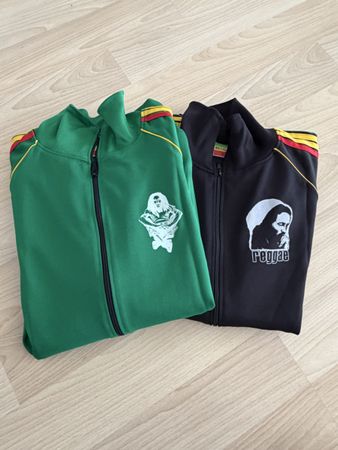 Zwei Reggae Jacken Bob Marley Gr. L NEU!