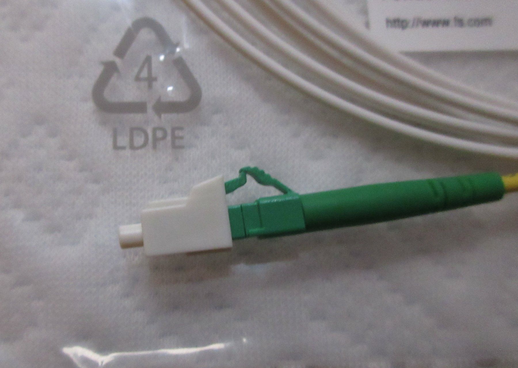 Kabel: Fiber Optic Patch Cable: LC/APC - SC/UPC Simplex, 3 m – Neu und originalverpackt aus Zürich von Orangelifter 1