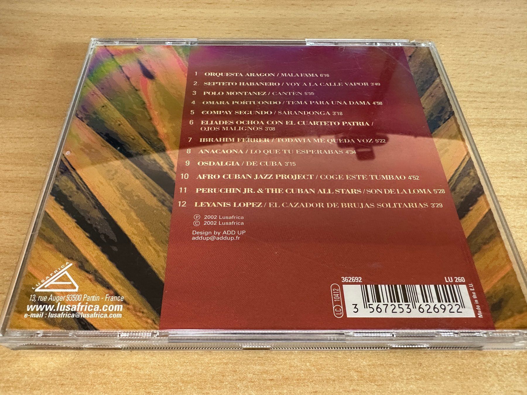 CD: A1 Various – Sabor Cubano – Usato da Rikon im Tösstal venduto da Alpenmutz 1