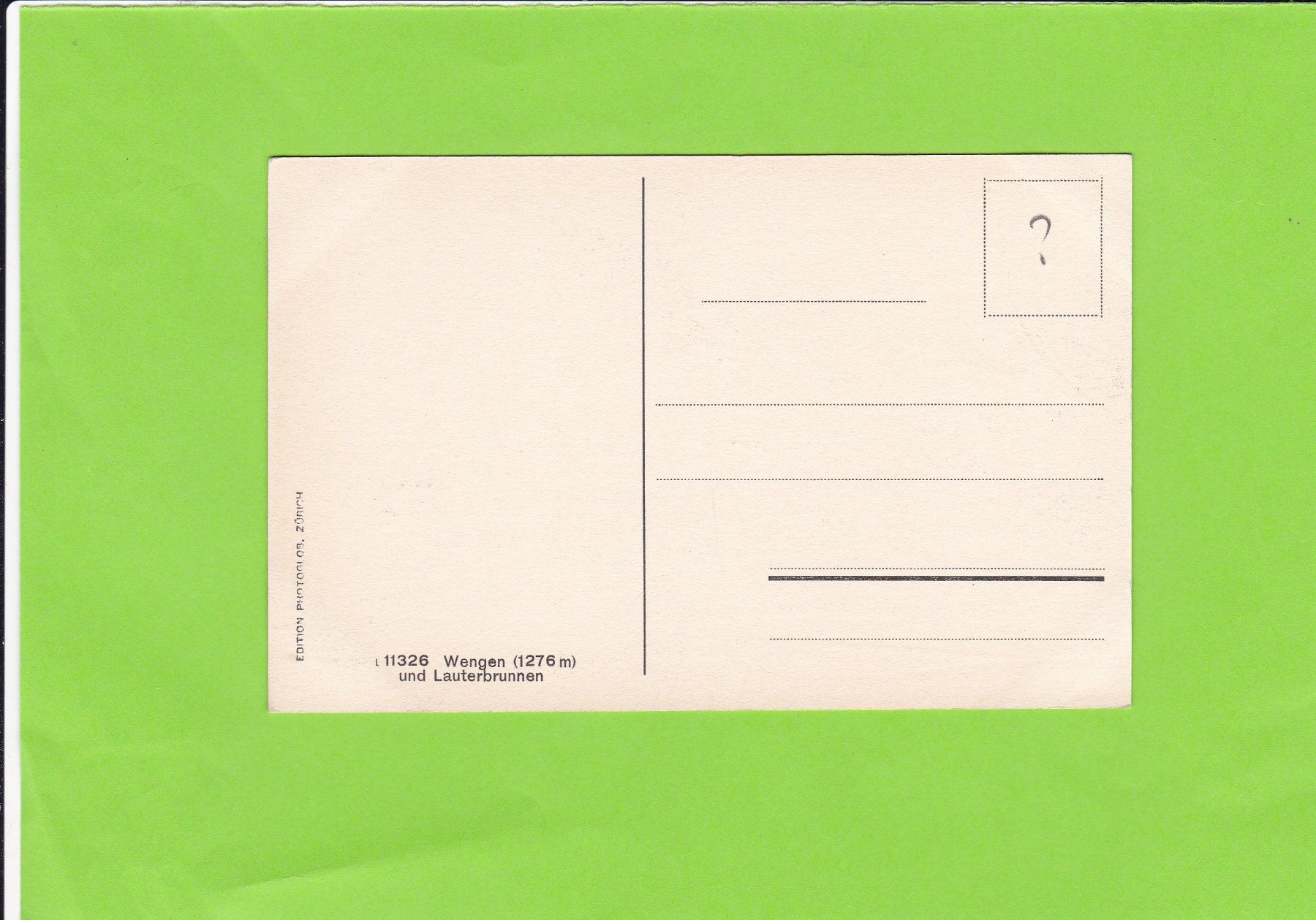 Cartes postales: Wengen – D'occasion à St. Peterzell par neckertal 1