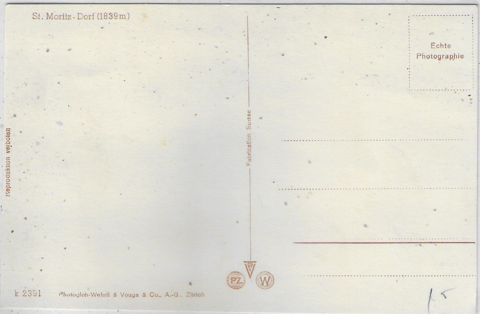 Cartes postales: St. Moritz-Dorf im Winter – D'occasion à Ettingen par Kartenplanet 1