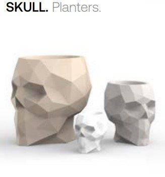 Statuette: Jardinière Skull Vondom H70cm Medium – Nuovo e nell'imballaggio originale da Lausanne venduto da UniDecoCasa 2