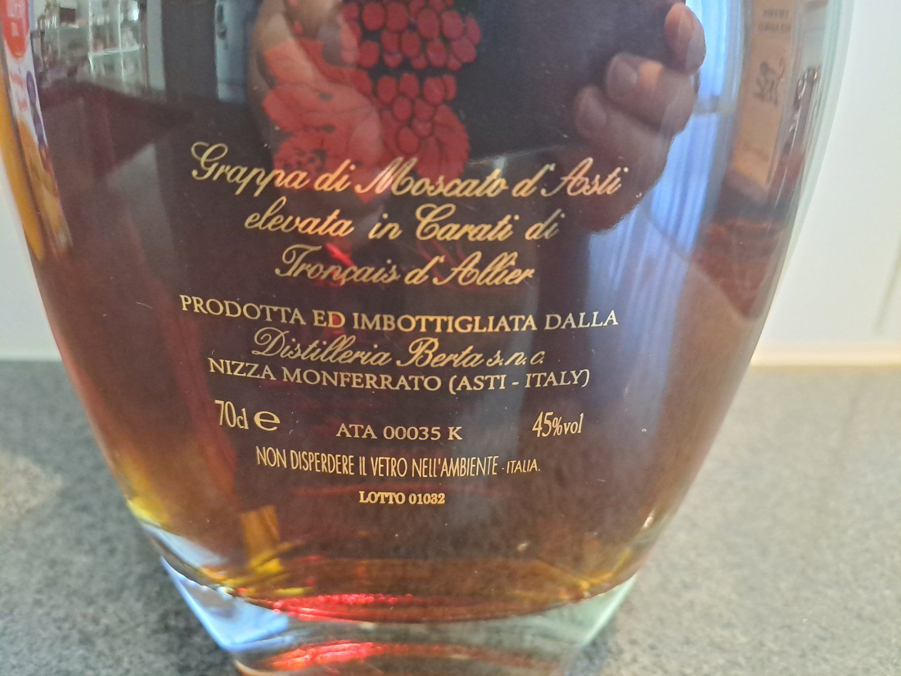 Berta Spirituosen: Berta Grappa BRICDELGAIAN 1991 mit OHK – Neu und originalverpackt aus Elsau von Kellerraeumung 5