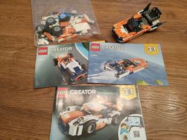 Lego Creator 31089 3-in-1 Rennwagen
