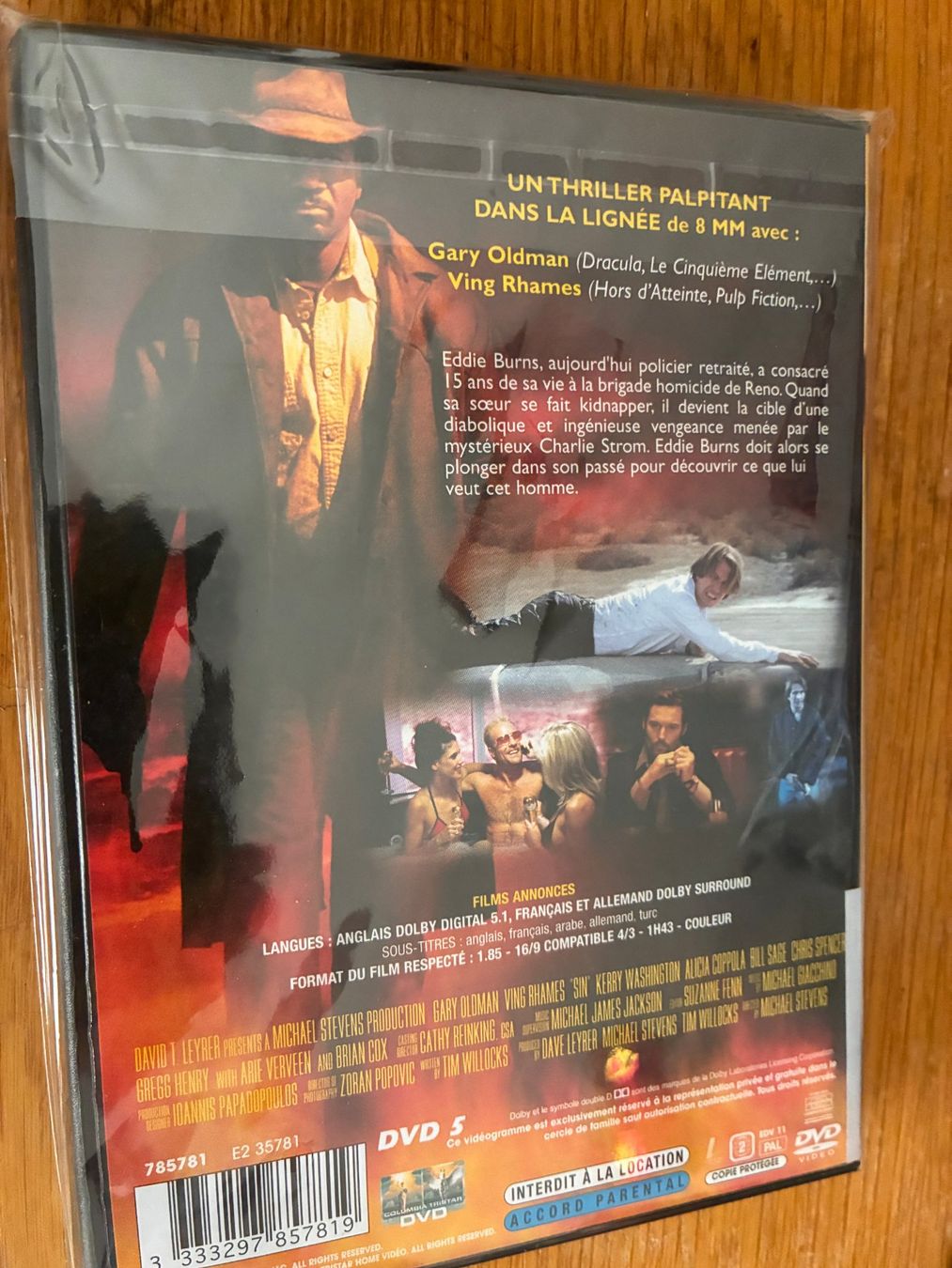 Tutti i DVDs: Péché immortel (2003, DVD, Gary Oldman, Ving Rhames) – Usato da Vevey venduto da zecollector 1